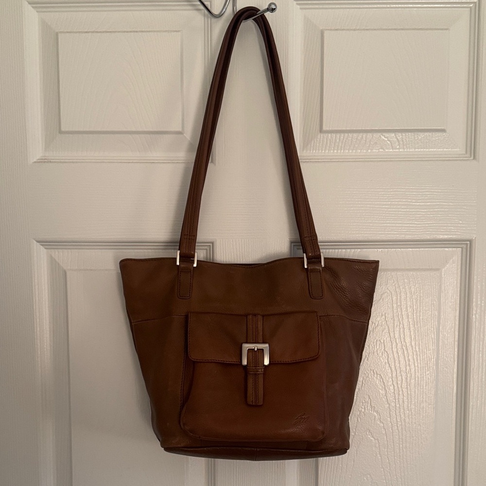 Stone Mountain Brown Leather Handbag